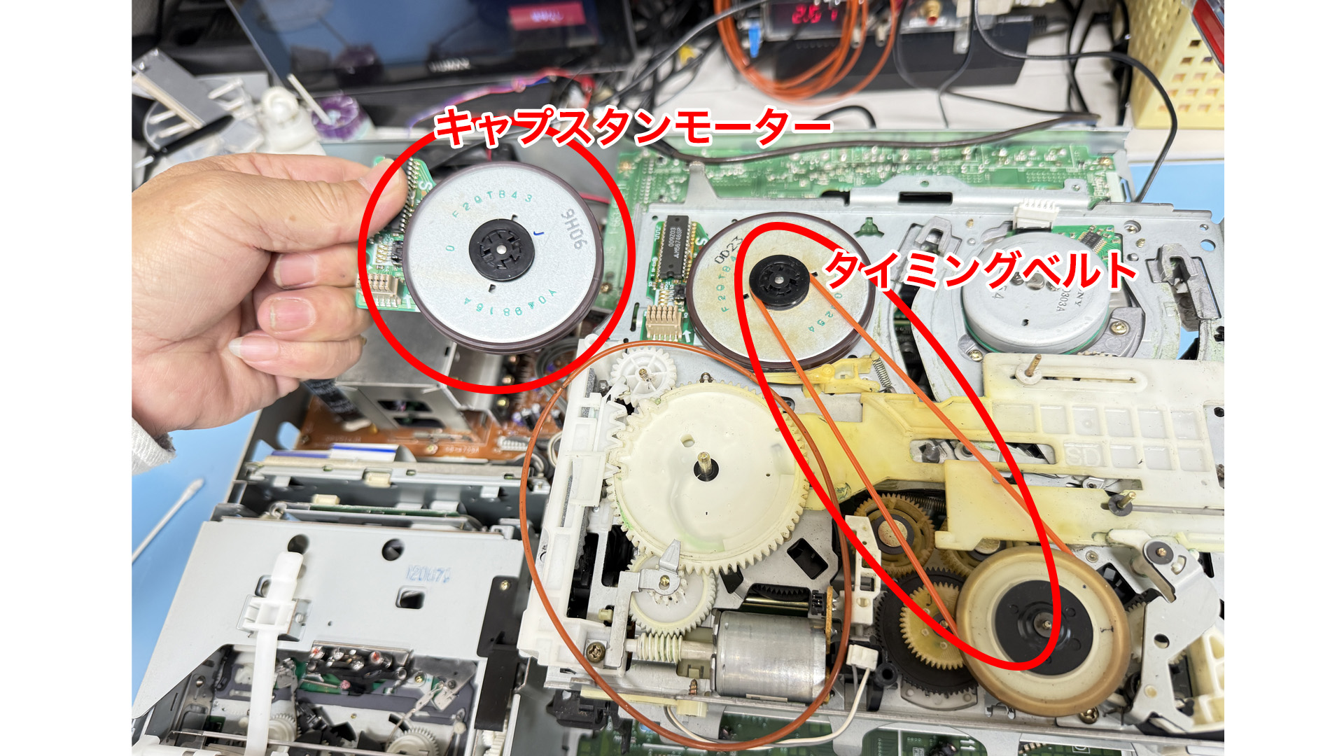 ビデオデッキ修理/事例】SONY WV-DR9 VHSテープが入らない | ビデオ